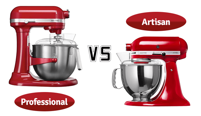 KitchenAid Artisan vs Professional (Video comparison) Kitchen Girl